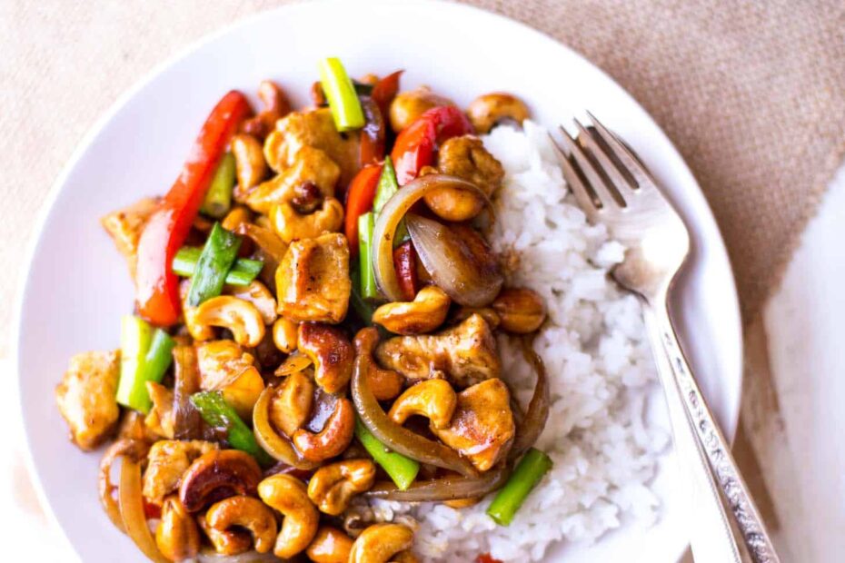 Thai cashew chicken