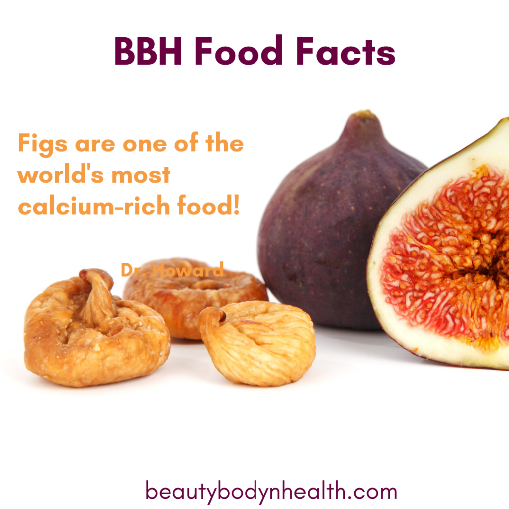 Fig is world most calcium rich food