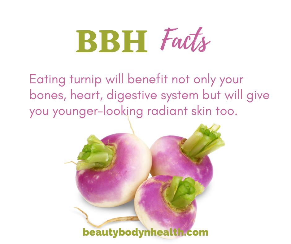 4 Amazing Health Benefits of Turnips Beauty Body & Health